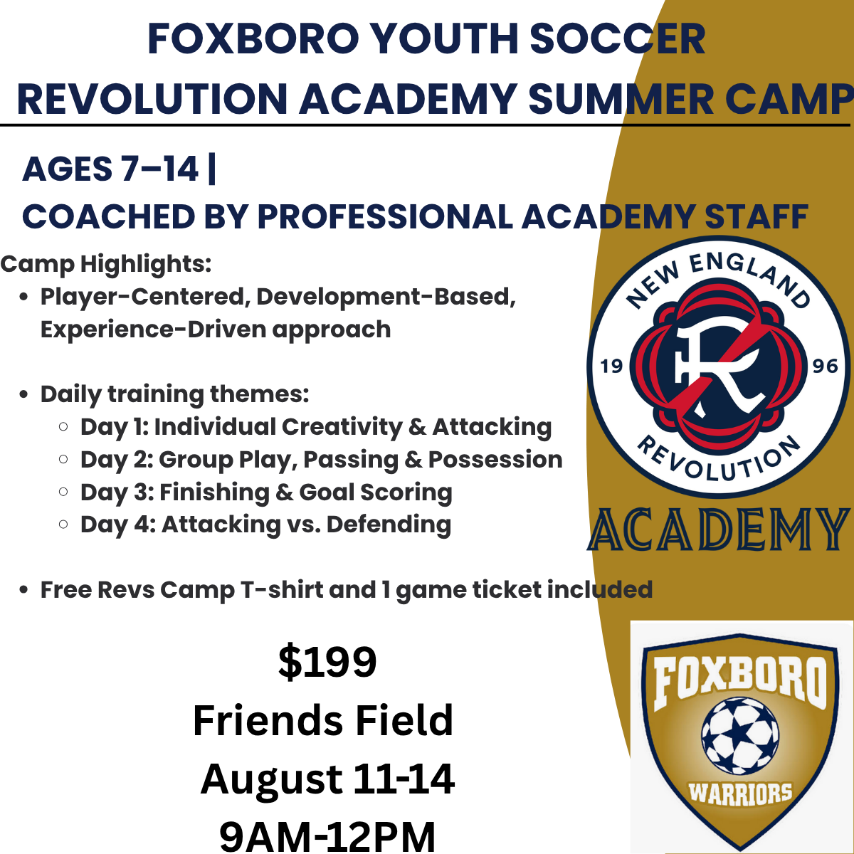 Revs Summer Camp